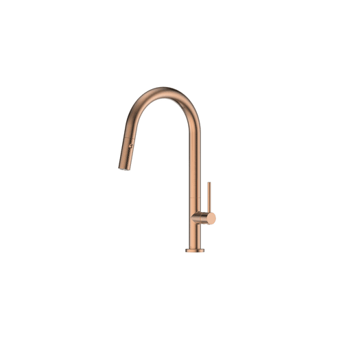 PVD Brushed Copper Tesora Pulldown Sink Mixer