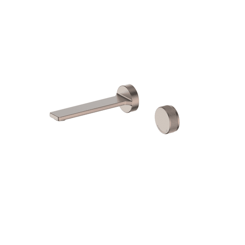 PVD Brushed Bronze Venza Two hole Wall mounted Basin Mixer