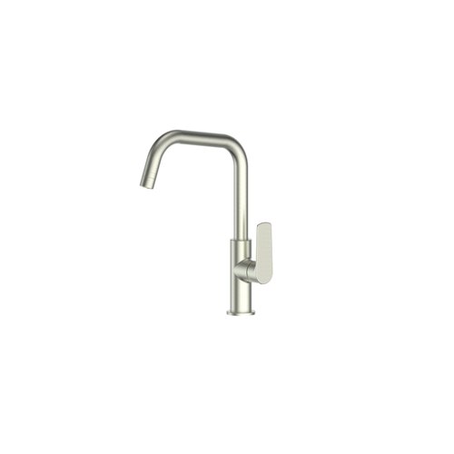 PVD Brushed Nickel Novi Gooseneck Sink Mixer