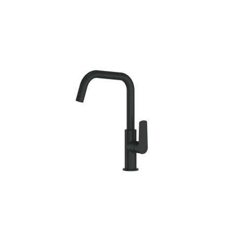 PVD Matte Black Novi Gooseneck Sink Mixer