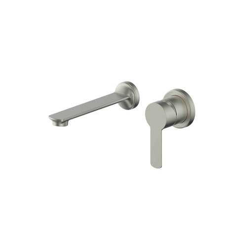 PVD Brushed Nickel Astro II Wall Basin/Bath Set