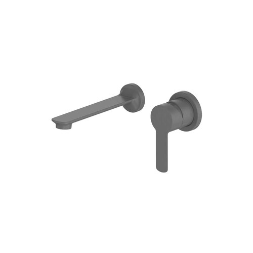 PVD Gunmetal Astro II Wall Basin/Bath Set