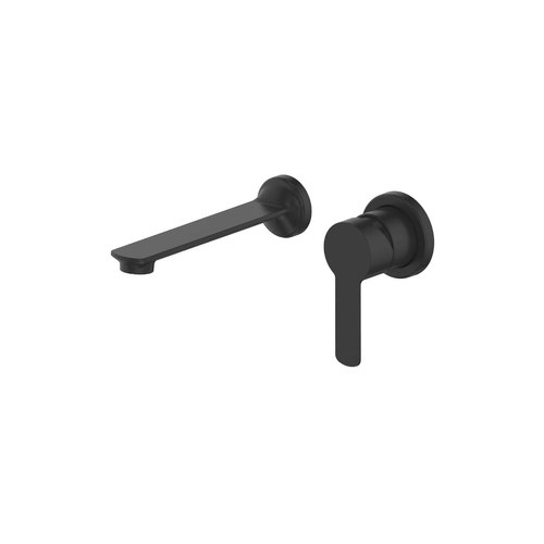 PVD Matte Black Astro II Wall Basin/Bath Set