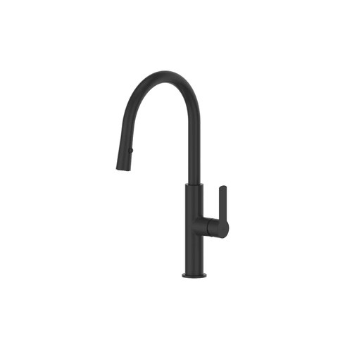 PVD Matte Black Astro II Pull-Down Sink Mixer