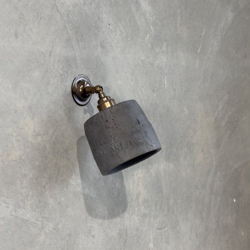 Charcoal Small Myrtle Wall Light with Knuckle