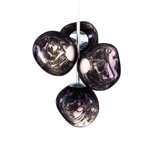 Silver Melt Chandelier Mini