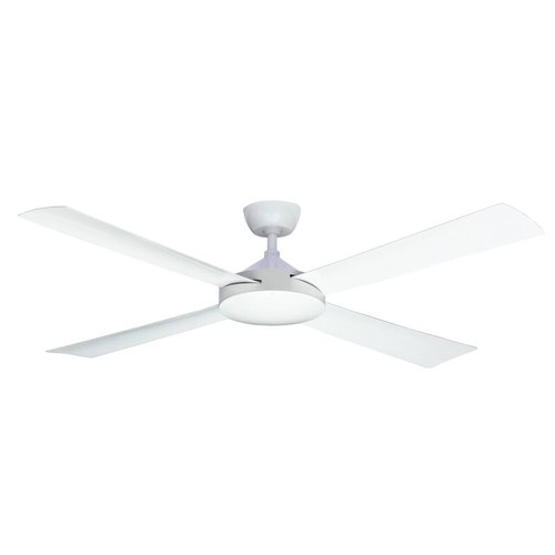 Matt White Contemporary Milano Matt White (4 Blade) AC Motor Fan