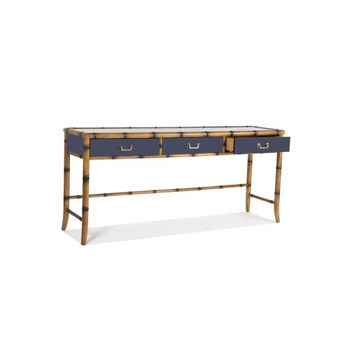 Navy Blue Colonial Console Table