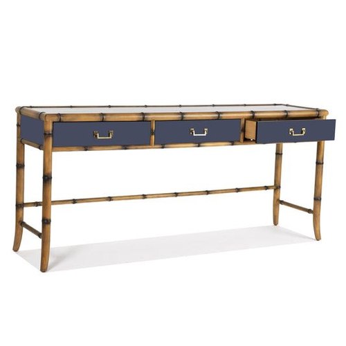 Navy Blue Colonial Console Table