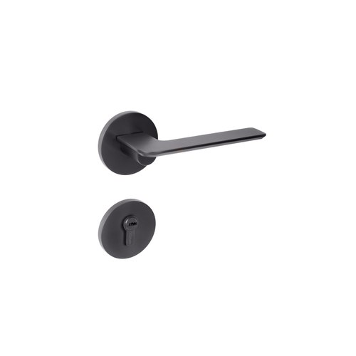 Satin Nickel Door Handle PASSAGE I Mucheln BERKLEY Series - HardwareBox