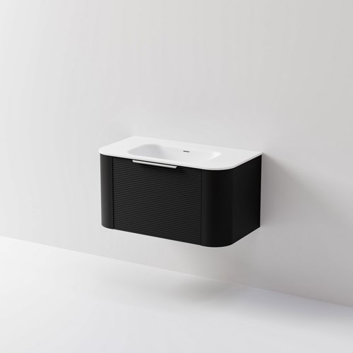 Black Nature 900 Vanity | Inset Basin & Orchard Drawer Front