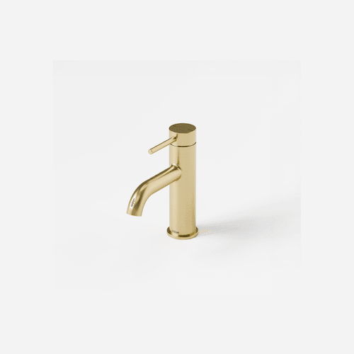 Brushed Brass Nature Basin Mixer