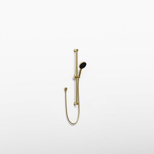 Brushed Brass Nature Plus Slide Shower