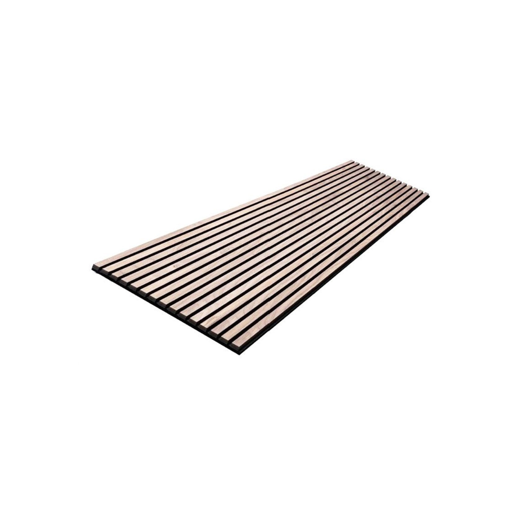WOODFLEX Flexible Acoustic Wood Slat Wall Panel, Oak Veneer 2700mm x