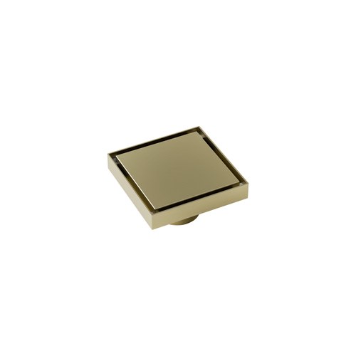 Brushed Brass Code  Slimline Point Drain Shower Waste Range