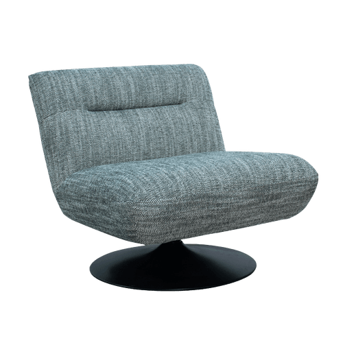 Charcoal / White Fleck Phantom Swivel Club Chair