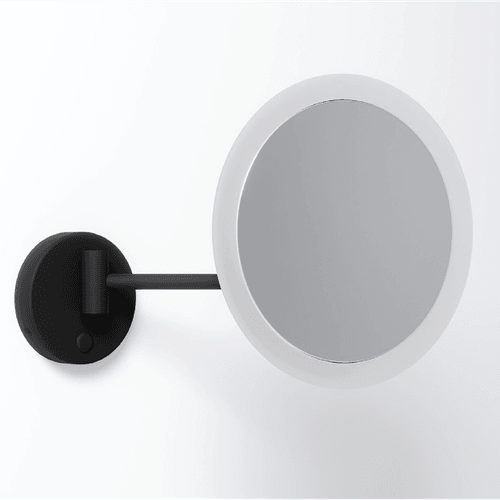 Matte Black Code Neo Led Makeup Mirror - 6 Colours