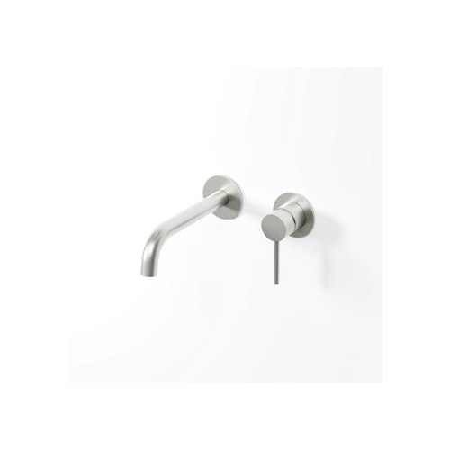 Brushed Nickel Premiere Wall Basin Mixer Range