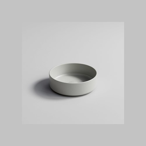 Matte Light Grey Pure Ceramic 360 Round