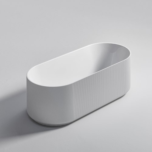 Gloss White Endura Acrylic Pillar 1700 Freestanding Bath