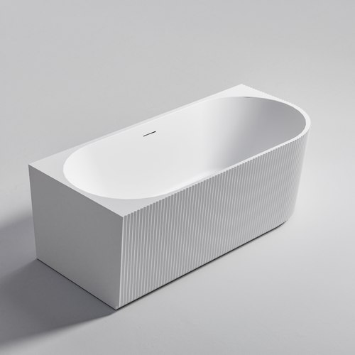 Matte White Endura Acrylic Piper 1670 Corner Bath Range