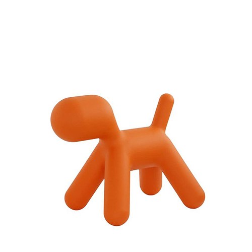 Matte Orange Puppy Medium