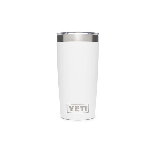 White YETI Rambler R10 Tumbler