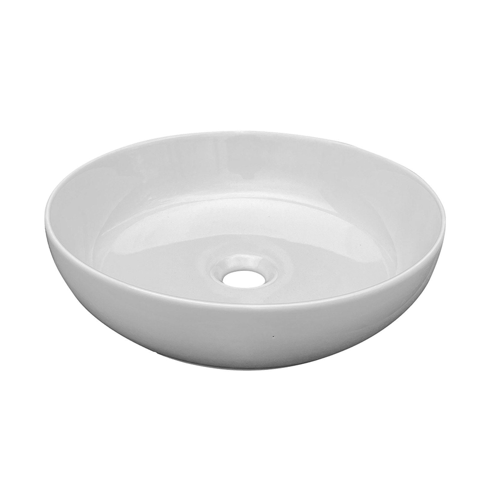 Mini Roma Above Counter Basin Matte White ArchiPro AU