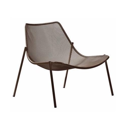 Brown Round Lounge Chair