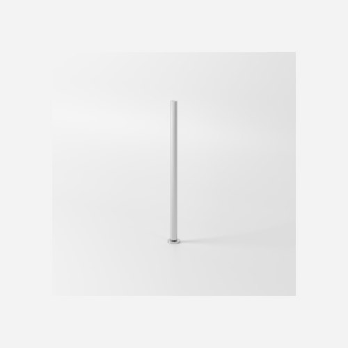 Chrome Pure Floorstanding Heated Towel Rail 1100