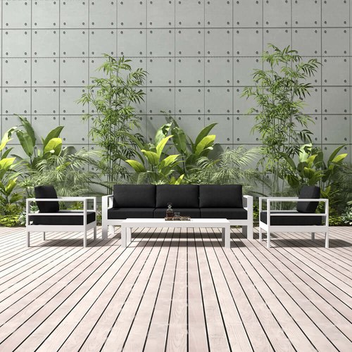 White Sandpiper 2.0 Outdoor Sofa Set - PCS