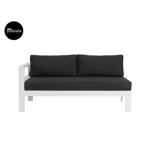 White Sandpiper Outdoor Sectional Left Sofa