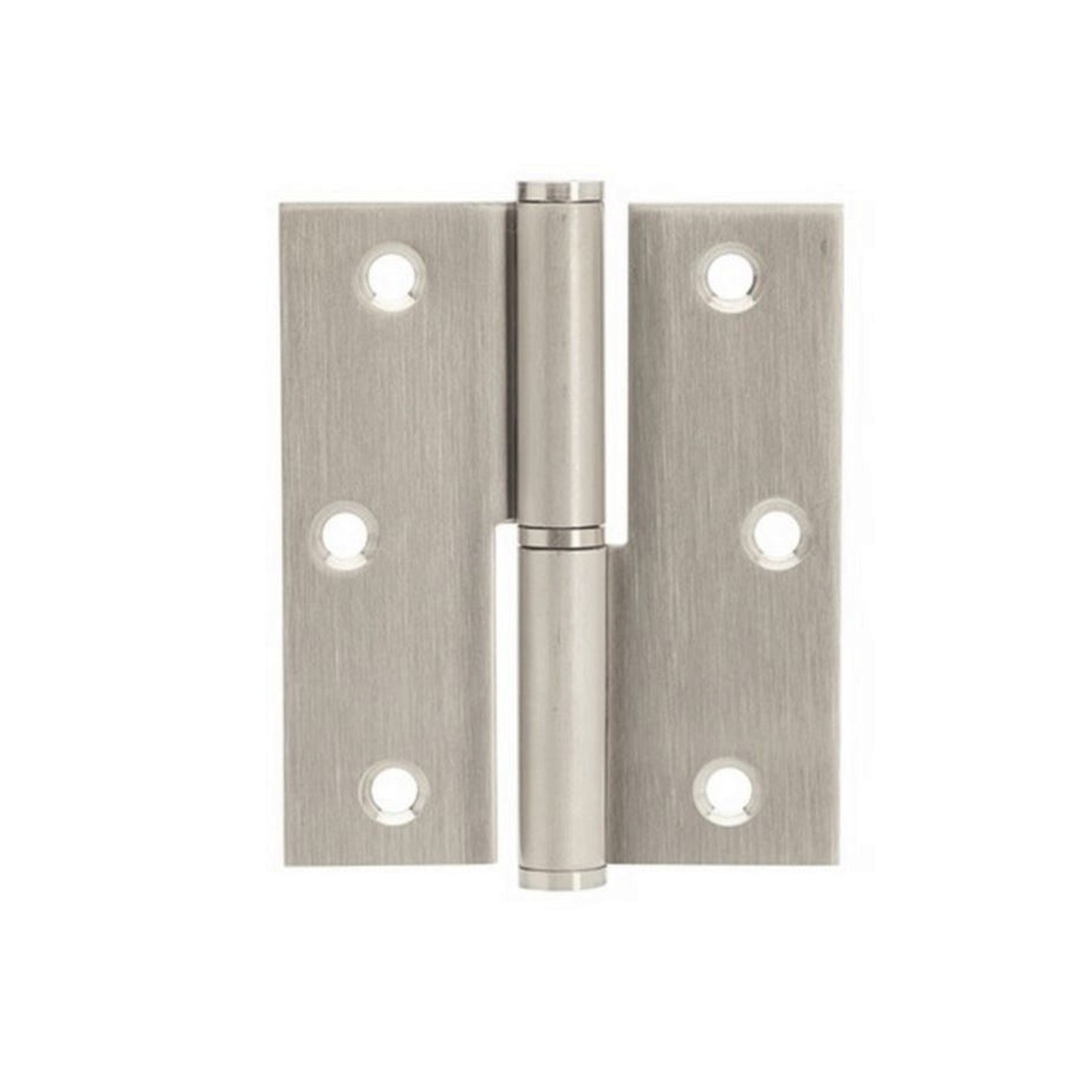 Brushed Brass Door Hinge 90 x 75mm (2 Hinges) LIFT OFF - HardwareBox