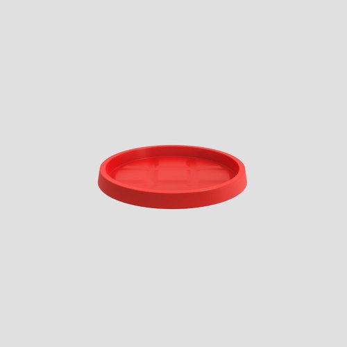 Apple Red Planter Saucer 600