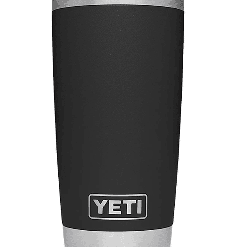 Black YETI Rambler 20 oz Tumbler