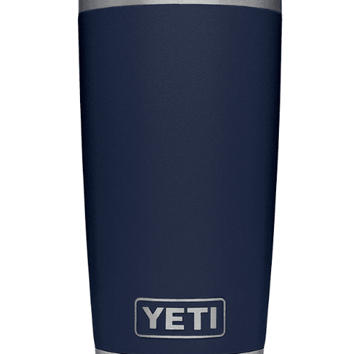 Navy YETI Rambler 20 oz Tumbler