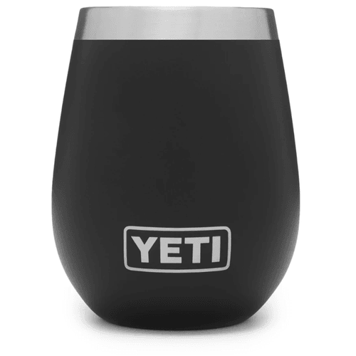 Black YETI Rambler 10 oz Wine Tumbler
