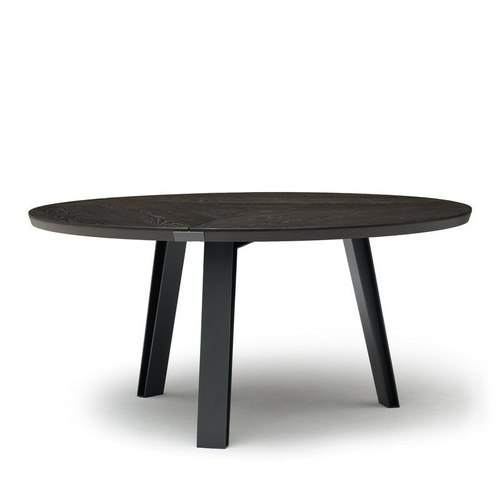 Black Side to Side Table Round