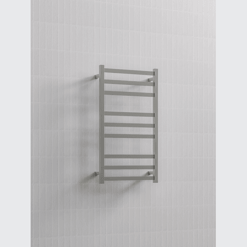 Brushed Stainless Square Heated Towel Ladders 900x500mm
