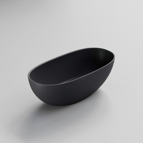 Charcoal Concrete Code Cove Concrete Freestanding Bath