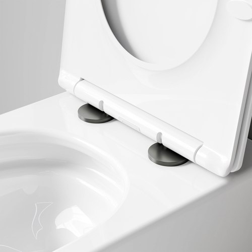 Gunmetal Toilet Seat Hinge Covers | 57Ø mm