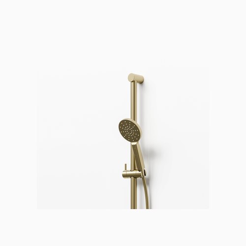 Brushed Brass Premiere Slide Shower