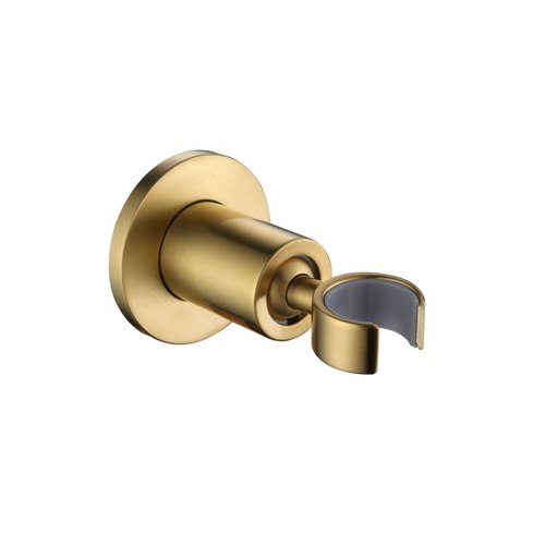 Brushed Brass Code Versa Hand Shower Holder Range
