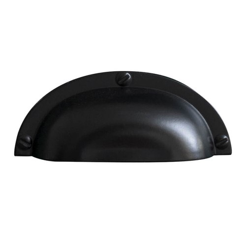 Black Gisborne Hamptons Cup Pull Handles (64mm)