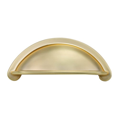 Brass Portland Hampton Style Cup Pull Handles (76mm)