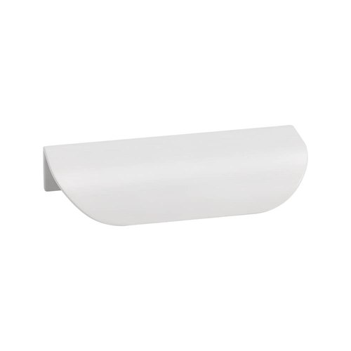 White Mosman Kitchen Shell Lip Pull handles