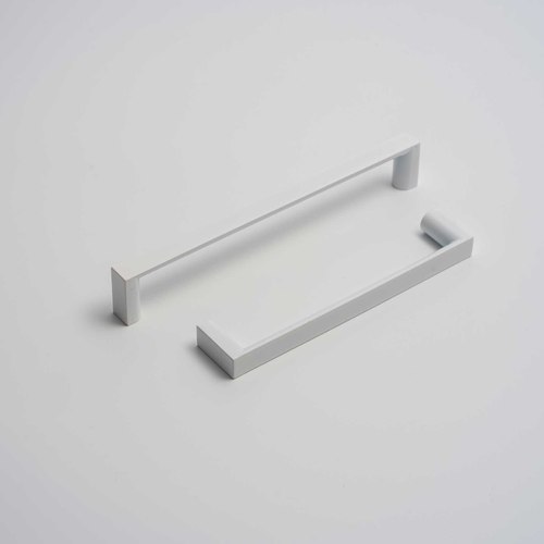 White Anna Bay Minimalist Kitchen Handles