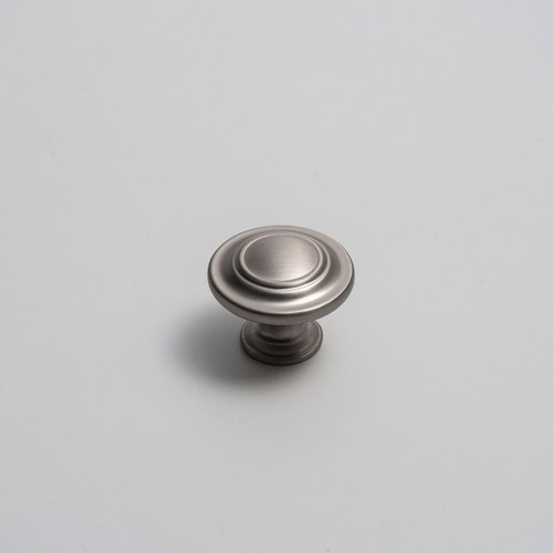 Nickel Tweed Heads Hamptons Style Kitchen Knobs