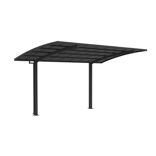 Black / Dark Grey Cantilever Patio Cover 550x 280 x 316cm