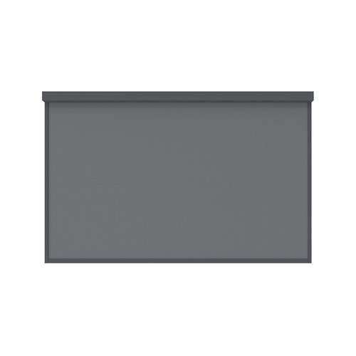 Charcoal Retractable Shade Manual Blind For Tasman Wall Mounted Pergola